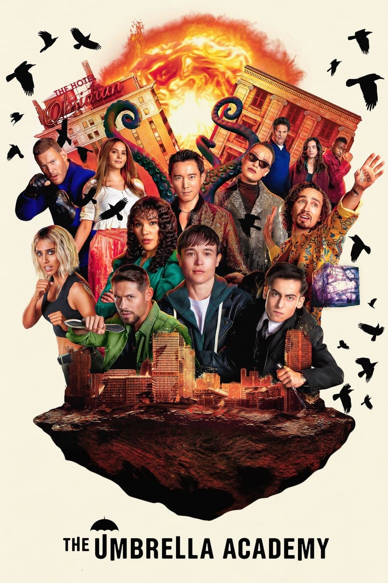 The Umbrella Academy (2019-2024) Season 01 – 04 – Dual-Audio Hindi-English – Full Series Download & Watch FREE – MovieHuntBD